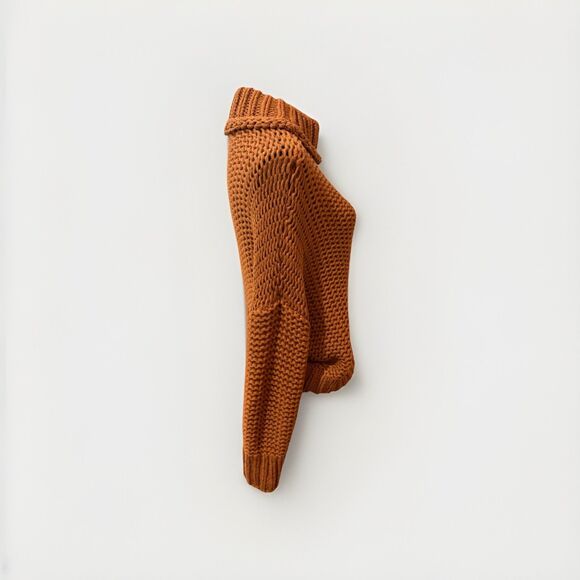 Free People My Only Sunshine Sweater Tuscan Earth Brown NWT Size S Oversized - Picture 6 of 11